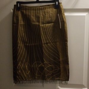 After 5 skirt with beaded fringe